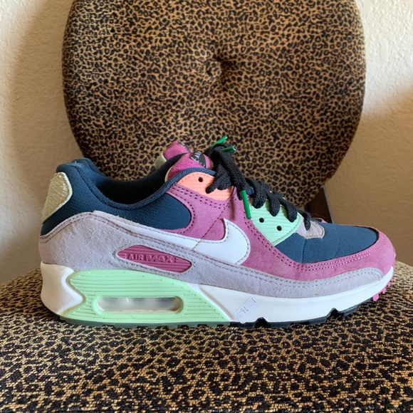 Men’s 2022 Air Max 90 NRG 'Light Bordeaux Armory Navy' - Picture 1 of 10